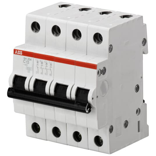 MCB SH204-D3 Disjoncteur miniature à courant nominal 3A 4P D 3A avec capacité de rupture