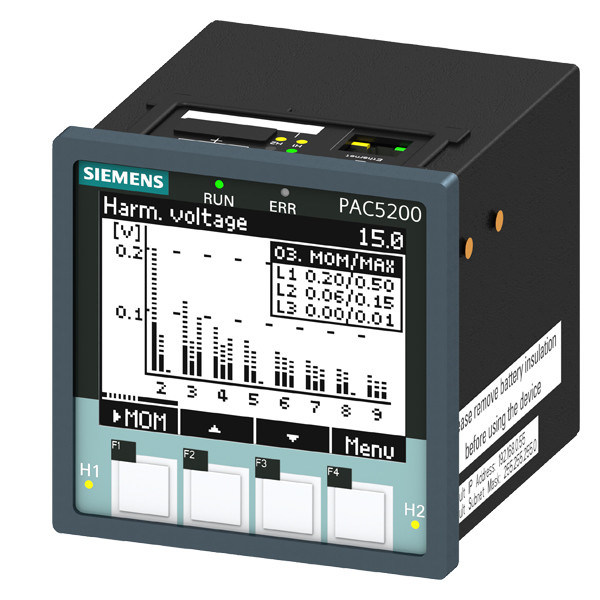 Dispositif de mesure de la tension de sortie standard 7KM PAC5200 pour la surveillance de la puissance