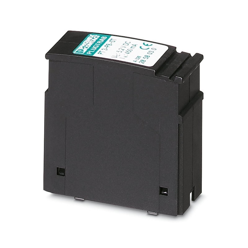 5V de courant continu PT 3-PB-ST Phoenix, prise de protection contre les surtensions de contact Nombre de pôle 1 Voltage nominal