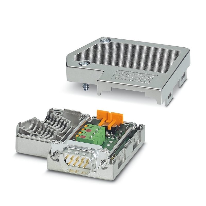Le connecteur de bus professionnel SUBCON-PLUS-PROFIB 2744348 Phoenix Contact D-SUB pour le secteur industriel