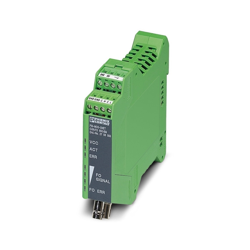 2708083 PSI-MOS-DNET Convertisseur CAN/FO 850/BM FO pour une communication en réseau transparente