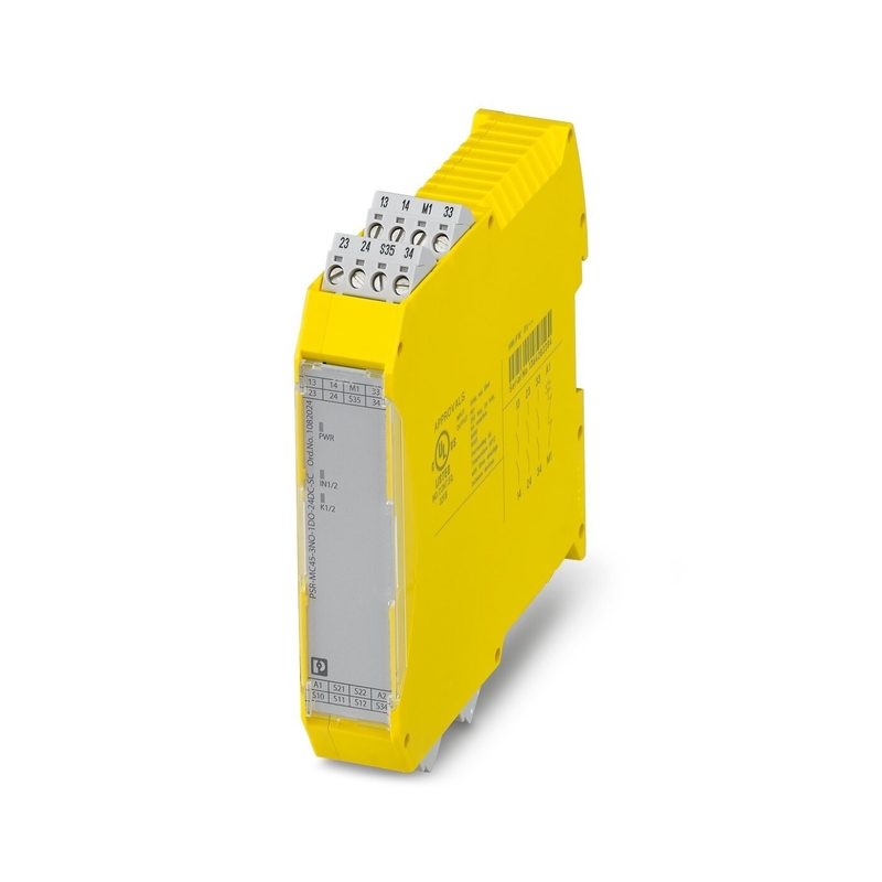 Fonction de protection du relais de couplage PSR-MC45-3NO-1DO-24DC-SP pour les applications industrielles