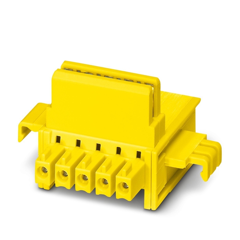 22.5*112.2*114.5mm ME 1225375 TBUS 1.5/5-ST-3.81 YE 1PCS DIN Conception du connecteur de bus ferroviaire