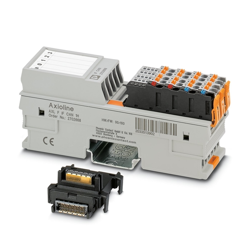 Niveau de protection IP20 Module de communication par contact Phoenix AXL F IF CAN 1H pour le secteur industriel