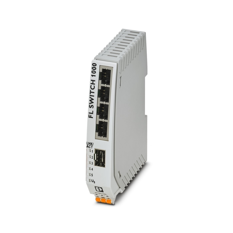 Niveau de protection IP65 FL SWITCH 1108N Commutateur Ethernet industriel pour le réseau EtherNet/IP