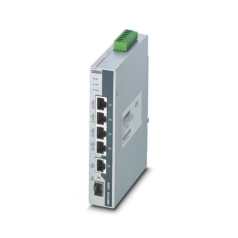 Le niveau de protection IP65 de l'interrupteur Ethernet industriel EtherNet/IP FL SWITCH 1001T-4POE GT-SFP