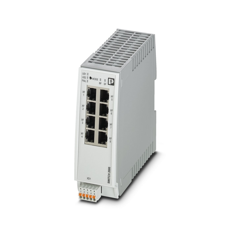 FL SWITCH 2308 PN Commutateur Ethernet industriel pour le réseau EtherNet/IP Niveau de protection IP65