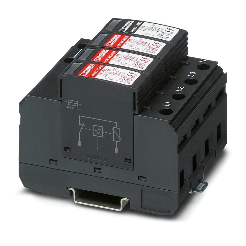 Protègeur contre les surtensions à 4 pôles AC 230V pour VAL-MS 230IT/3 1-FM Industrial par Phoenix Contact