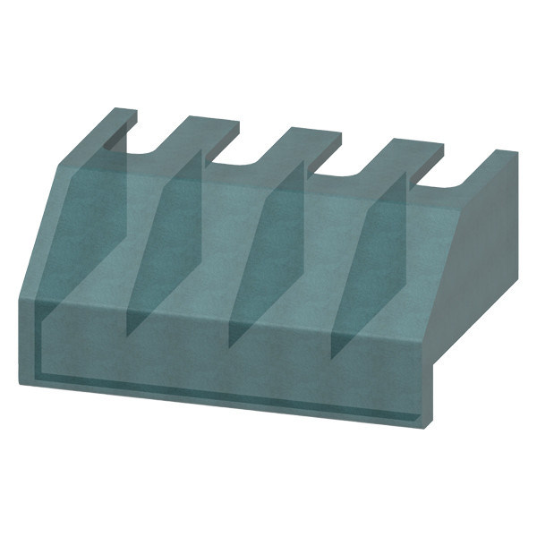 4 pôles 3LD20 PLC 3LD9201-1A Couverture de borne avec des applications polyvalentes