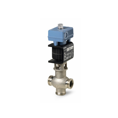 PN16DN25 Kvs8 PLC à connexion de fil externe, soupape de régulation électromagnétique à trois voies
