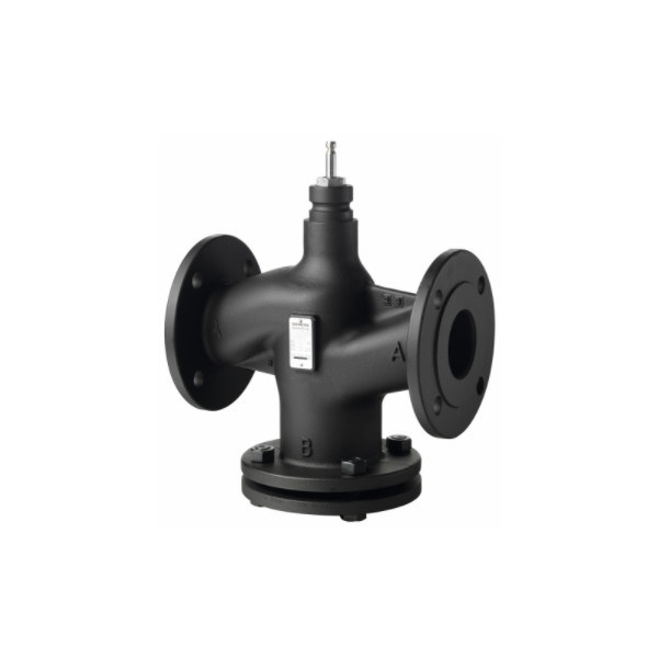 PLC de contrôle du bâtiment S55206-V111 VVF43.80-100K Valve de régulation bidirectionnelle connectée à la bride