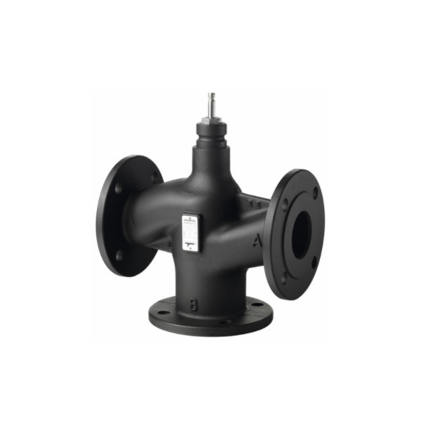 Solution de contrôle du bâtiment PLC S55206-V117 Valve de régulation à trois voies reliée à la bride
