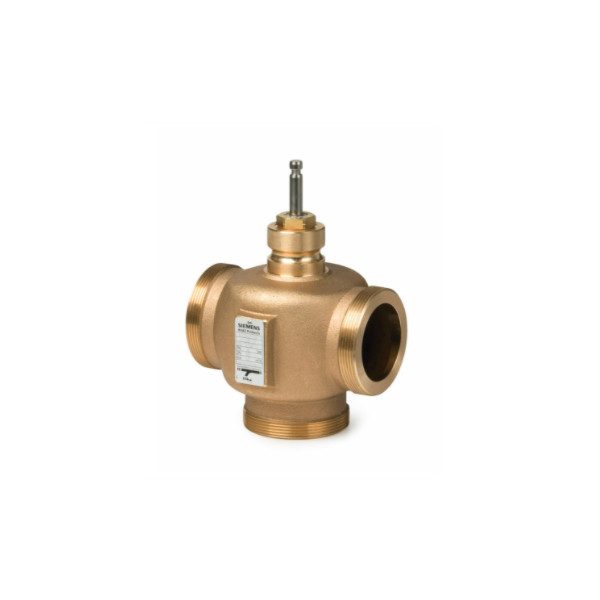 Valve de siège à fil extérieur à 3 portes BPZ VXG41.32 par Siemens pour système de contrôle d'automatisation