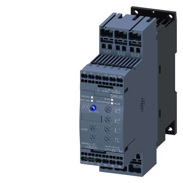 Siemens 3RW4027-2TB04 3RW40 Soft Starter Taille S0 avec bornes à ressort et dérivé