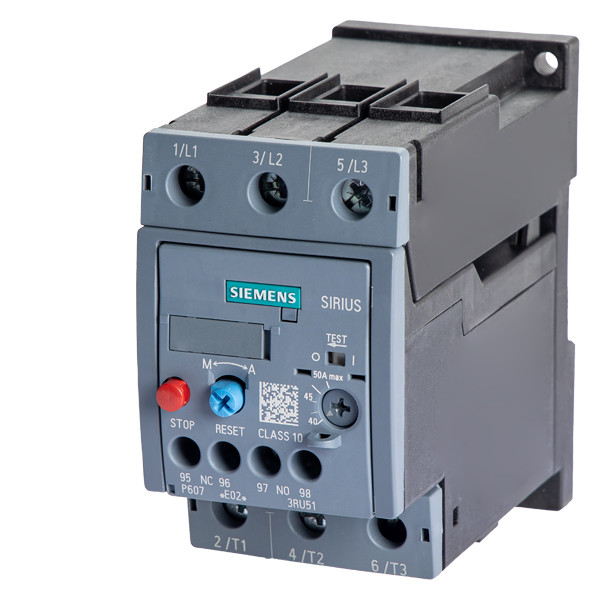 Siemens 3RU5136-4GB1 Relais de surcharge 40...50 A taille S2 classe 10 scellé pour relais de tension
