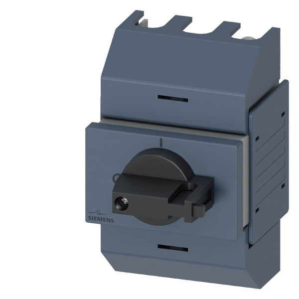 Siemens 3KD0232-2KG20-3 Commutateur de déconnexion d'arbre avec fonctionnement avant 3 pôles Ti-gris