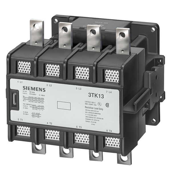 110V Types 3TK1542-0AL2 Contacteur électrique à courant alternatif automatique avec courant nominal de circuit principal 800A